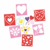 Baker Ross AX816 Heart Stencils - Pack of 8, Washable