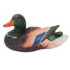 Simulation Water Floating Duck Sculpture Ornament Synthetic Resin Artware Fountain