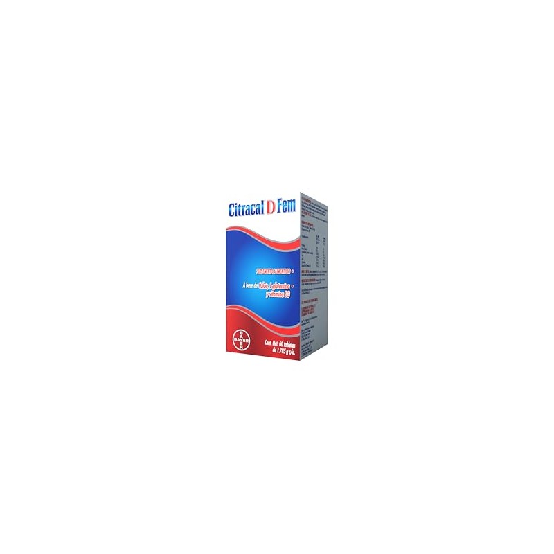 Citracal Tabletas + D, 1495 mg, 60 Piezas