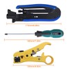 Delgada Coax Cable Crimper Kit,Compression Tool Coax Cable Crimper Set