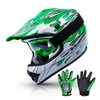 TCMT Youth Kids Helmet Motocross ATV Dirtbike BMX MX Offroad