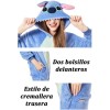 BOT Pijama Mameluco Disfraz Cosplay Stitch Adulto