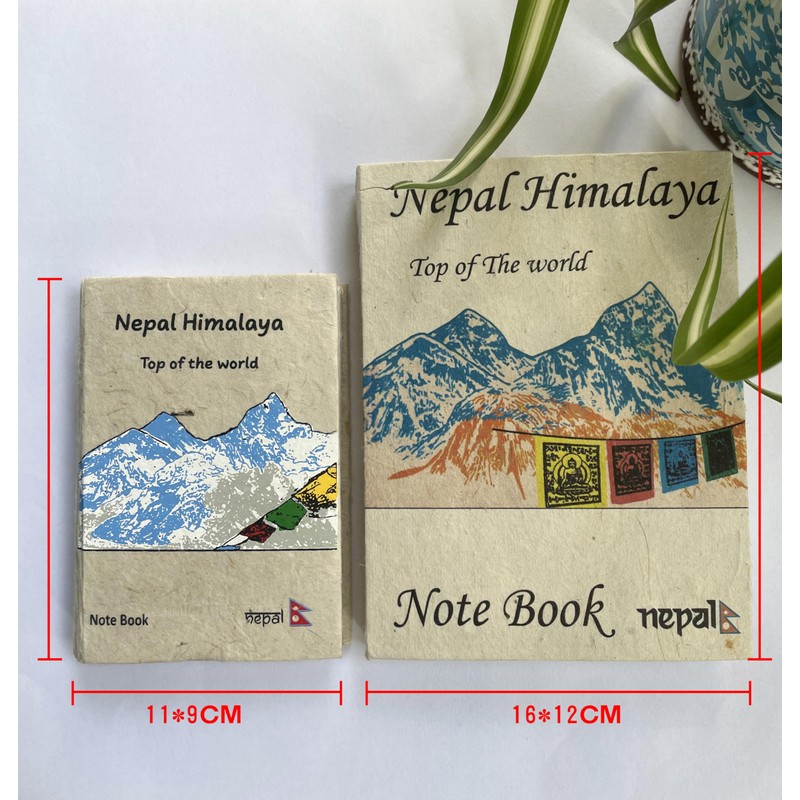 RISEON Set of 2 Handicrafts Nepali Handmade Vintage Lokta Paper