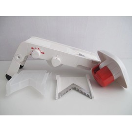 TUPPERWARE Chef Mando-Chef D202 Multi-Slicer Grater Mandolino Küchenenstar White/Red