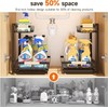 Sevenblue 2-Pack 2-Tier Height Adjustable Under Sink Organizer & Storage