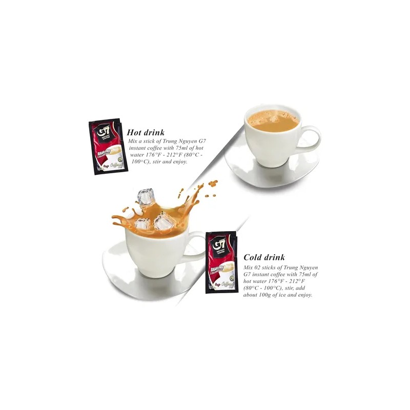 Trung Nguyen G7 Café Instantáneo 3 En 1 Con Colágeno