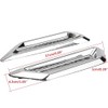 TuTuYa Car Side Mesh Vent, Universal Car Air Flow Chrome