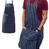 Pinochukka Durable Chef's Apron with Double Pockets, Adjustable Polyester Straps