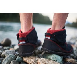 Astral Hiyak Water Shoes - Men's & Women's Insulated, Quick-Drying, Durable Water Bootie for Kayaking, Hiking, & Boating - Black/Black - Men's 13/Women's 14