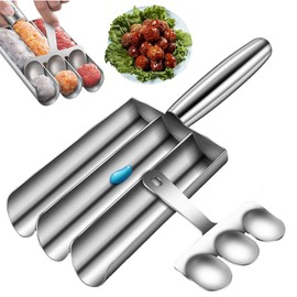 SZSMW Meat Ball Shaper, Meatball Maker, Mincing Ball Shaper, Suitable for Making Meat Balls, Fish Balls, Vegetable Balls or Ice Cream Balls (with Small Spatula)