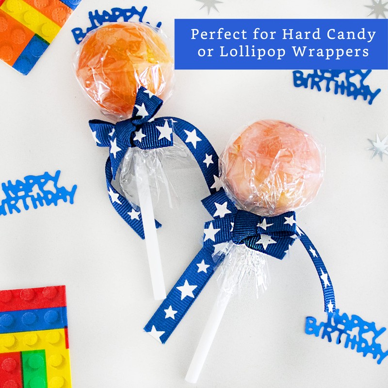 Clear Candy Wrappers for Caramels (600 Pcs 3.5 x 5