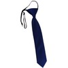 TigerTie Children's Tie in Plain - Tie Pre-Tied with Elastic