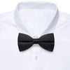 Guokoo Bow Ties for Men Solid Color Bow Tie Pre-Tied