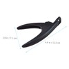 Baluue Pcs Black u Type Manicure Nail Clippers Sturdy Nail
