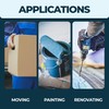 CS 3 Pack Extra Large Plastic Dust Sheets for Decorating