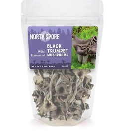 North Spore Wild Dried Black Trumpet Mushrooms 28 grams
