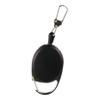 CHROME CRANE Men's Wire Telescopic Key Ring Charm Keychain Black