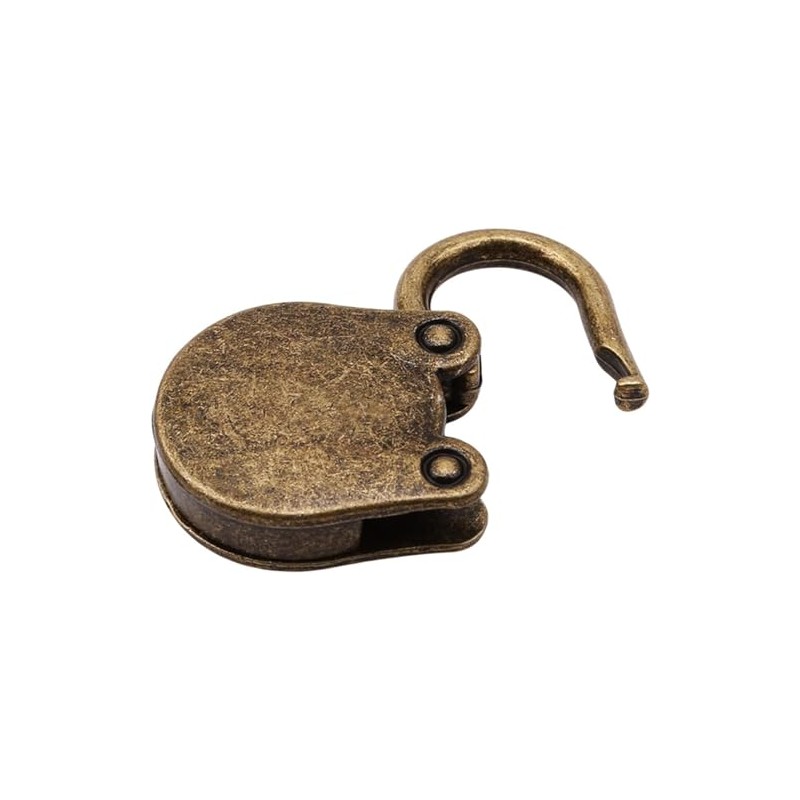 1Set Vintage Antique Style Mini Archaize Classic Padlocks Key Lock
