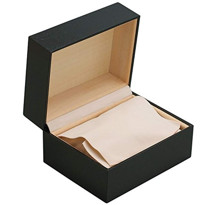 IGIMI IG-ZERO26A-1 Watch Storage Black Croco Pattern Single Watch Box,