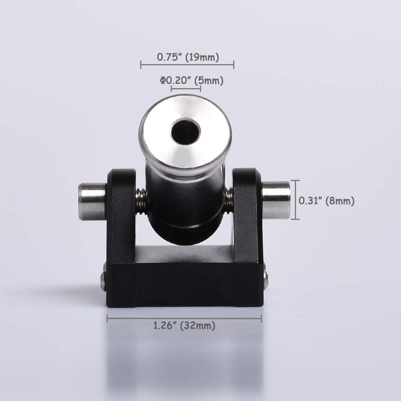 EASYANT Mini Desktop Metal Cannon Stainless CNC Machined Mini Cannon