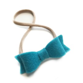 Baby bows and headbands - Newborn to toddler baby girl MADE IN USA - SET of 5 (Ocean)