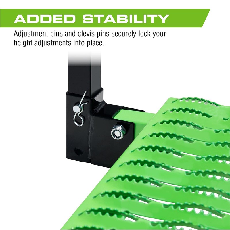 ARCAN TOOLS Truck Tire Step with Non-Slip Tread, Foldable Design,