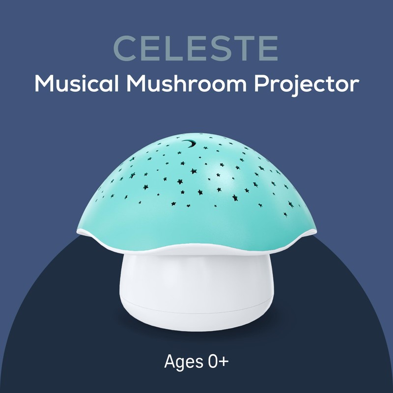 Angelcare Magical Dreams Celeste the Musical Mushroom Projector, sleep soother