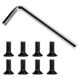 Replacement Screws for Delta and Shimano SPD Cleats – Suitable for Spin Bike Clipless Shoes (Clips Not Included) (Black)
