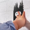 Kingdder 24 Pcs Metal Bear Light Switch Cover Moose Tree