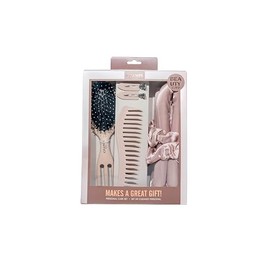 Set de Accesorios para el Cabello Republic Cosmetics  Kit de Peinado con Rizador, Cepillo, Peine y 2 Scrunchies  Accesorios para el Pelo Mujer para...