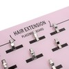 Wig Extension Holder Board Acrylic 22 Stainless Steel Clips Hair