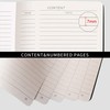 RETTACY Lined Journal Notebook - A5 Note Book Hardcover Thick