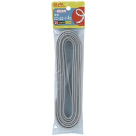 Elpa Flat Vinyl Cord/4 m Gray VFF – 4LH (Length)