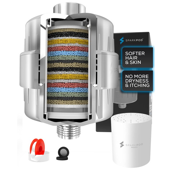 SparkPod High Output Shower Filter Capsule - Suitable for People