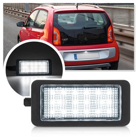 Ayikeiy 1 x LED License Plate Light Compatible with VW up!/e-up! Skoda Citigo/E-Citigo Seat Mii/e-Mii