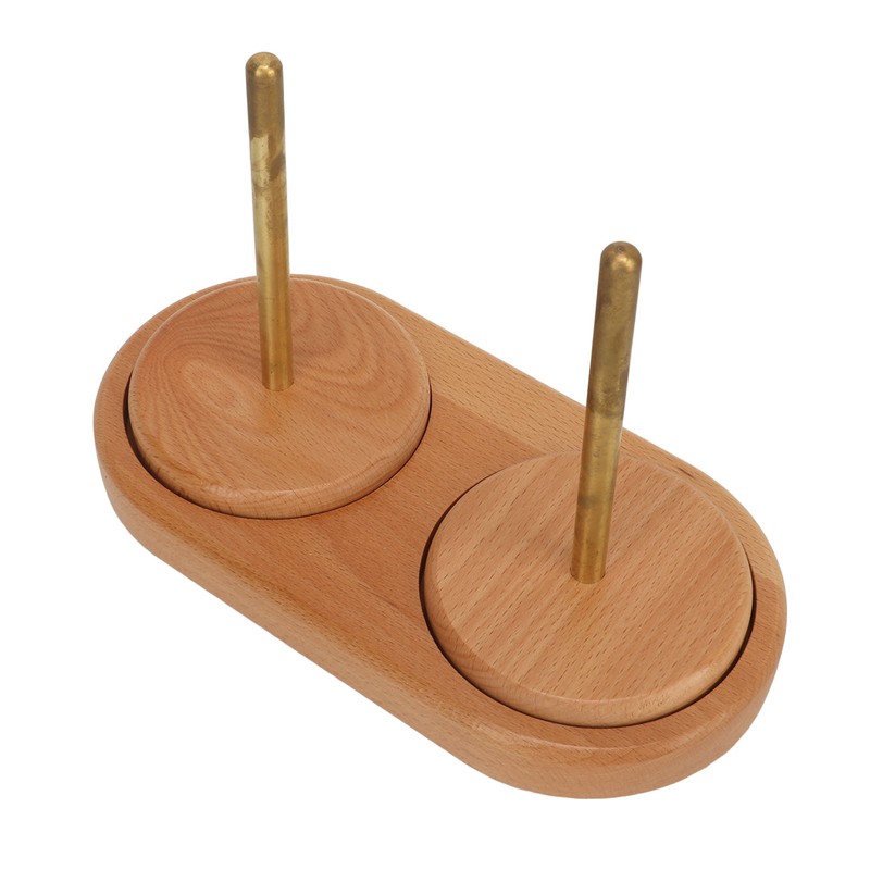 Double Yarn Holder Detachable Rotatable Large Capacity Yarn Ball Stand