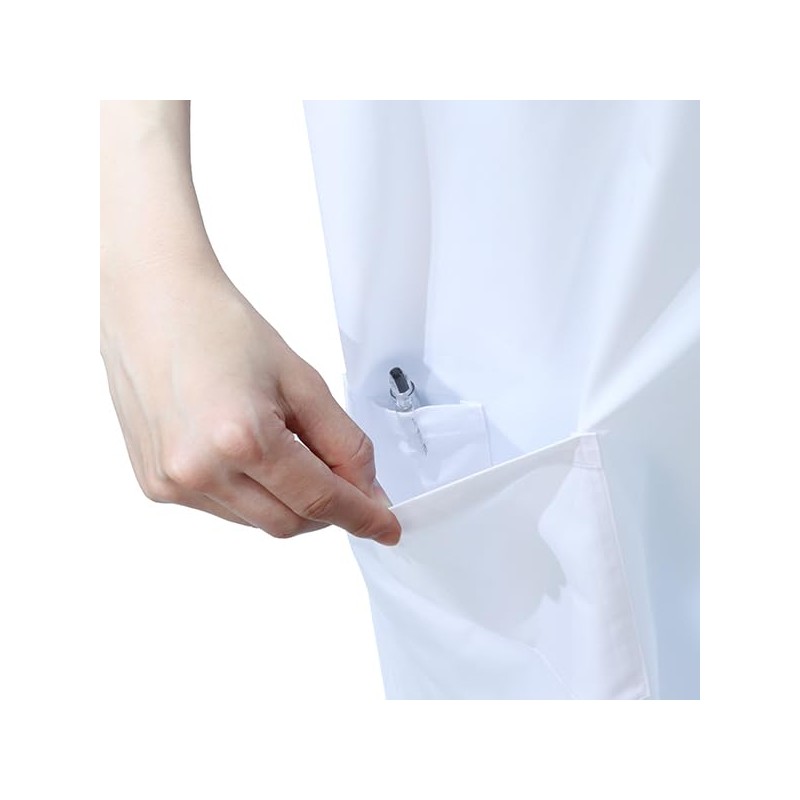 Unisex Preventive Clothes, White, 3L, 84-291