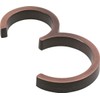 Distinctions by Hillman 844688 5-Inch Floating Mount House Bronze, Number