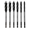 6Pcs Auger Bits Wood Cutting Spur Brad Point Twist Drill