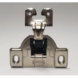 MEPLA Hinge ACC 162 Self Closing 3/8" Overlay 510.356.00.13 Flat Top 110 Degree