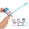 Mobestech Reusable Straws Reusable Straw 12pcs Medical Straw Cap Cute