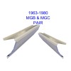 MotorCitySheetMetal 1963-1980 MGB MGC OUTER ROCKER PANELS ...NEW PAIR!