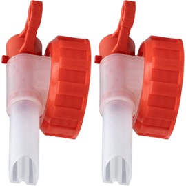 ISOLATECH Sabeu Fluxx AH 13/45 HF Outlet Tap for 2L and 3L Canisters with DIN 45 Thread Outside 41.0 mm Food Safe Transfer without Glucking, Pack of 2