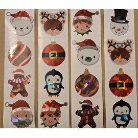 unknown 16 FUN CHRISTMAS STICKERS/REWAR
