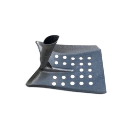 Strainer Shovel, Carbon Steel Drainage Leakage Spade, Mud Shovel, Drain Shovel, Sewerage for Planting and Transplanting Gardens for Wastewater Treatment, Dirty Water Tool (Square)