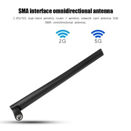 3PCS WiFi Router External Antenna, SMA Interface Antenna,2.4G/5G Dual-Band Wireless Router/Wireless Network Card Antenna, Suitable for Wireless LAN/WiFi Router Adapter