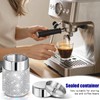 Svpolns Bling Rhinestone Tea Canister,Glitter Stainless Steel Tea Tin with