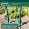 Sandbaggy U Channel Posts for Fences & Signs - Studded