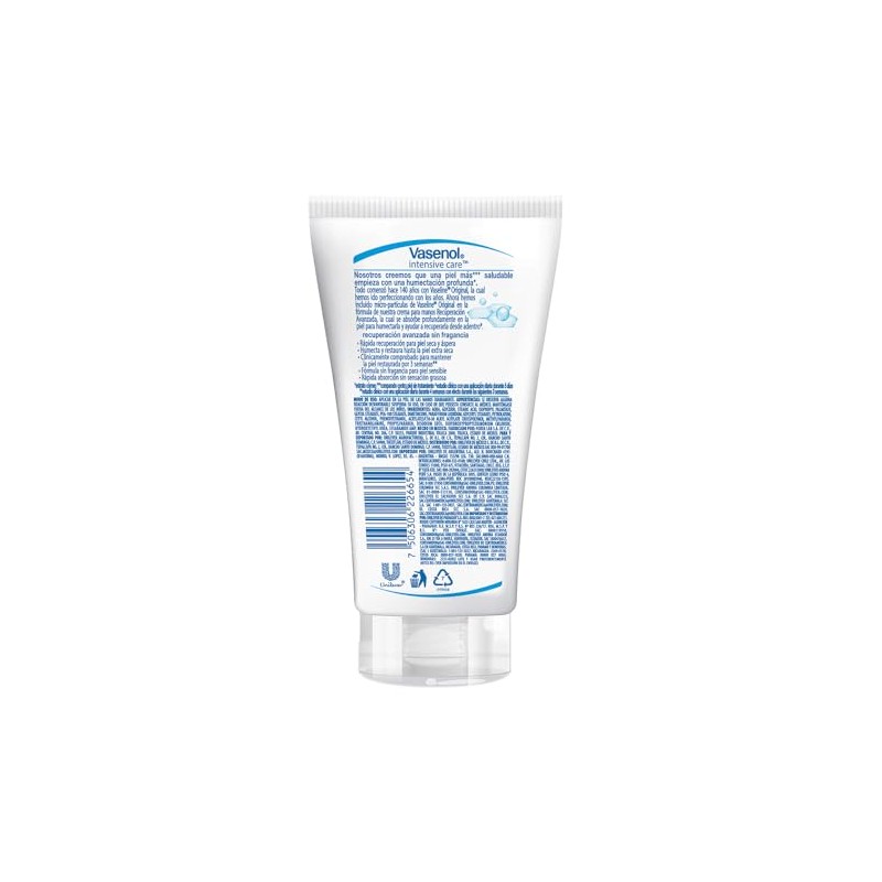 VASENOL Crema Corporal ciudado intensivo manos 75 ml