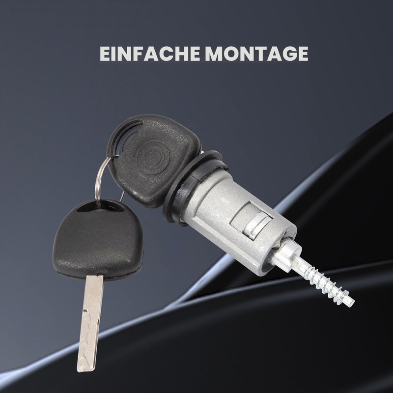 Konuooer Lock Cylinder Compatible with Opel, 90512000, Ignition Lock Cylinder